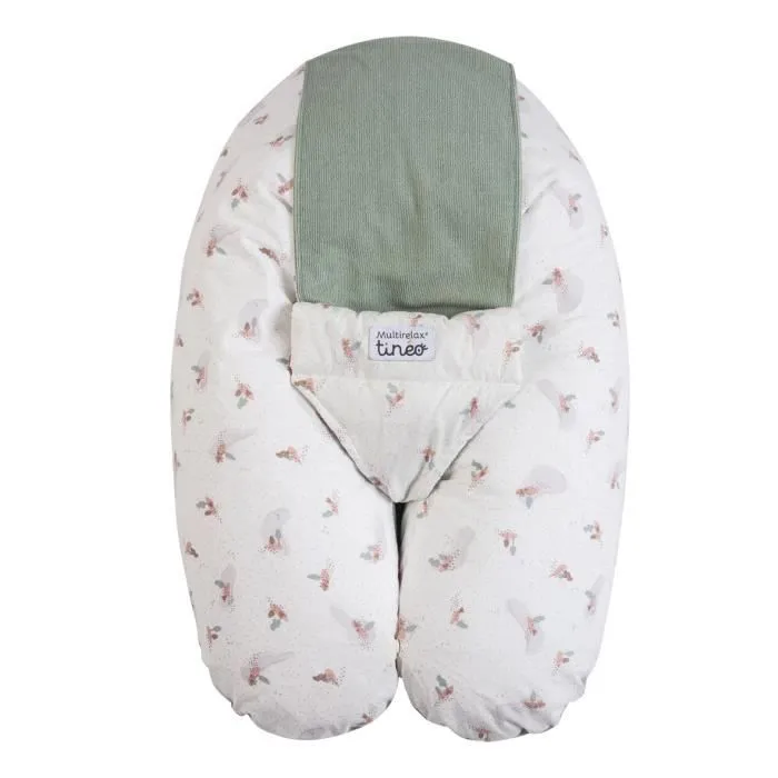 Coussin De Grossesse et D'allaitement TINEO 3 En 1 Multirelax éponge vert-0