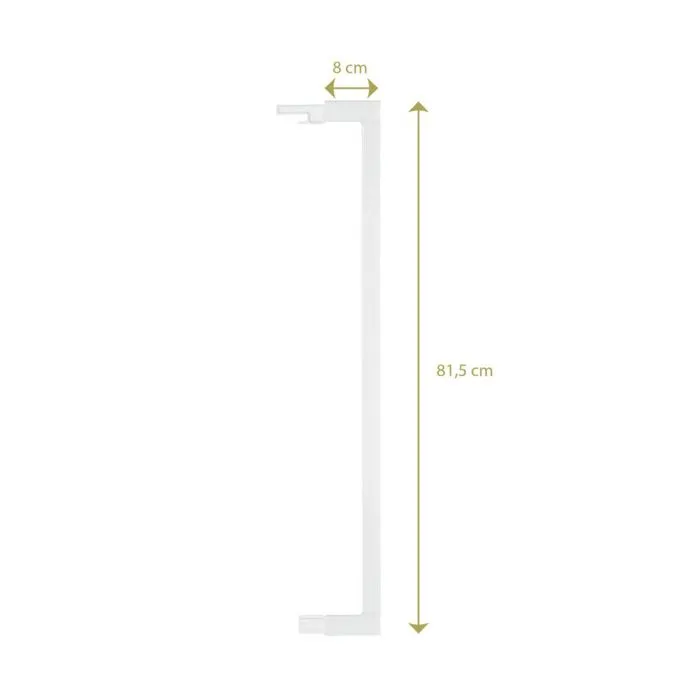 Barrière d'escalier à pression Easylock Plus bois/métal 92 cm - 100,5 cm Blanc - Geuther-2