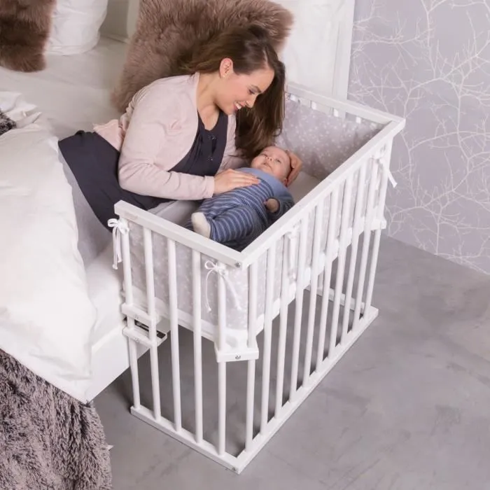 Berceau cododo Babybay Midi - Laqué blanc-1