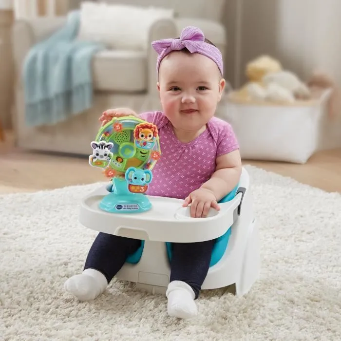 VTECH BABY - La Grande Roue des Baby Loulous - Roue musicale avec ventouse anti-chute - Vert/Multicolore-2