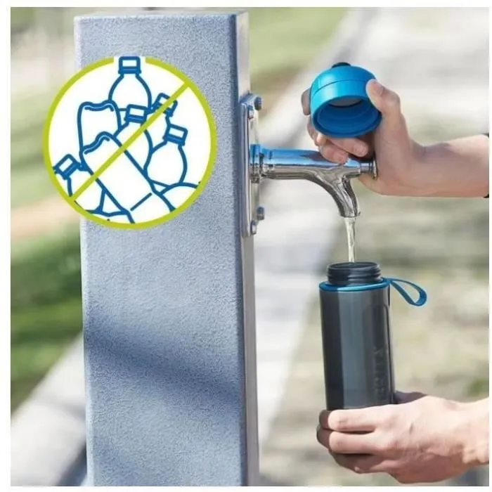 Gourde filtrante active bleue BRITA - 1 filtre MicroDisc inclus-4
