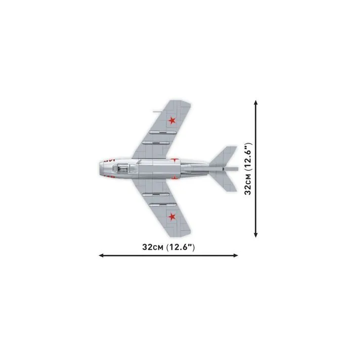 Maquette - COBI - 2416 - MIG-15 NATO CODE "FAGOT" - 504 Pièces - Plastique - À monter soi-même-5
