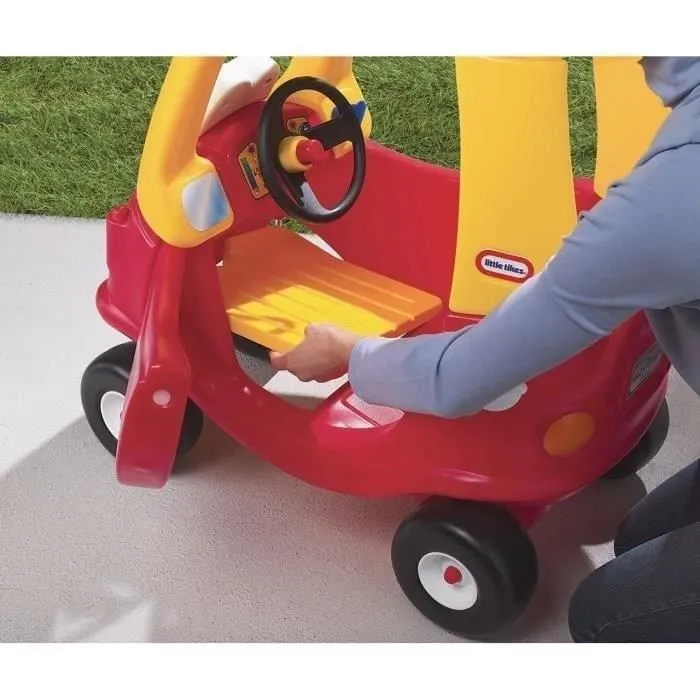 Little Tikes - Cozy Coupe Voiture d'enfant - Mini Véhicule pieds au sol à pousser avec véritable klaxon - Dès 18 mois-3