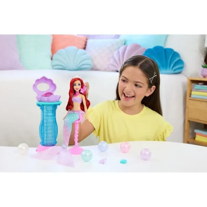Princesses Disney-Ariel Secrets De Perle-Coffret Poupée Et 5 Surprises - 3ans +- JBF86-3