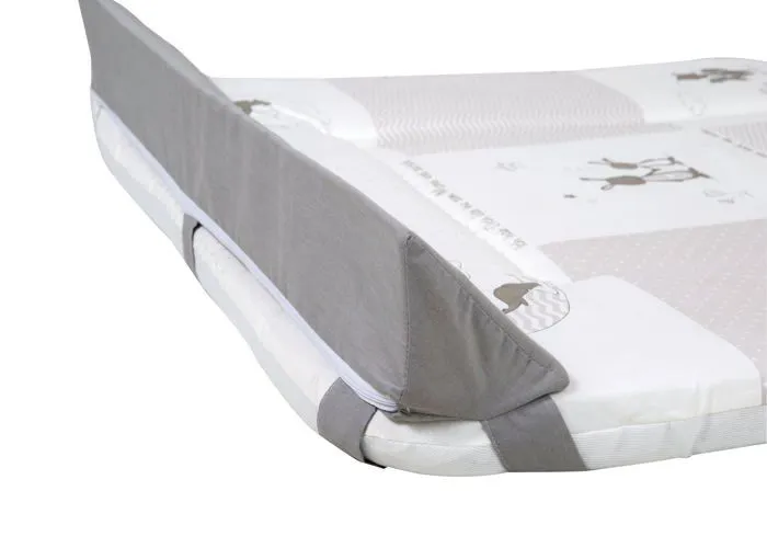 ROBA Coussin Cale Tête Bébé Pour Matelas à Langer - 84x10 cm - Gris-2