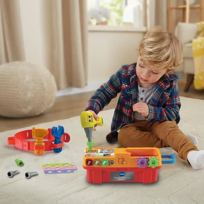VTECH - 1,2,3 Imite-Moi - Ma Super Boite à Outils Interactive-1