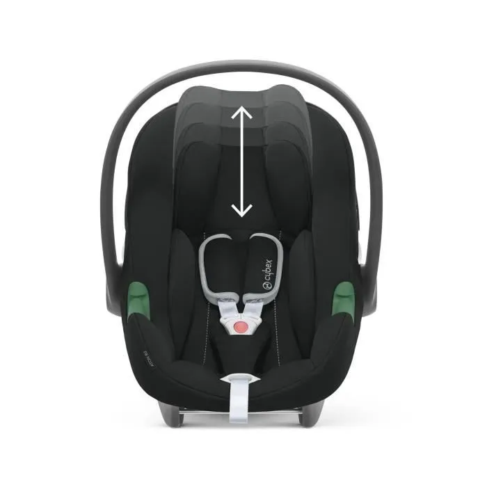 CYBEX Pack Poussette Trio EOS BLACK Moon Black : Poussette convertible 2en1 + Siège auto Aton B2 i-size + Hamac convertible Nacelle-6