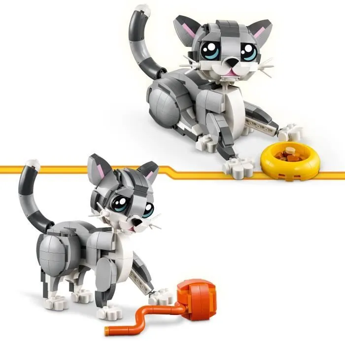 LEGO Creator 31163 3-en-1 Le chat joueur - Jeu de construction pour fille dès 8 ans-2