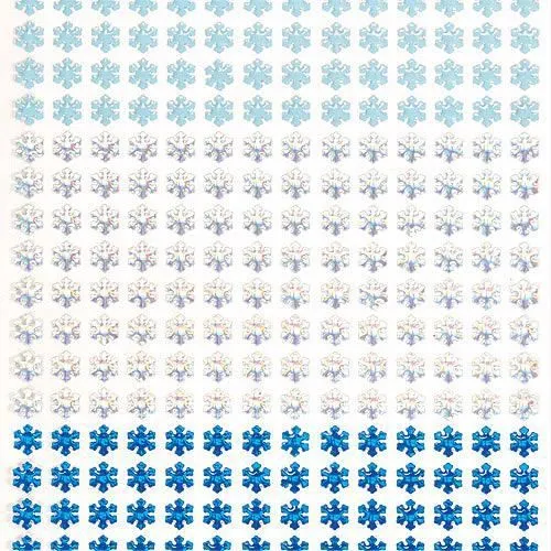 Lot de 280 flocons de neige en polystyrène. Idéal pour les loisirs créatifs pour les enfants-0