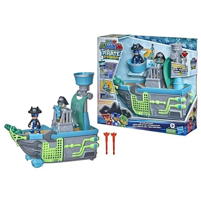 PYJAMASQUES - Bateau pirate de l'air - HASBRO - Jouet préscolaire pour enfants dès 3 ans-1