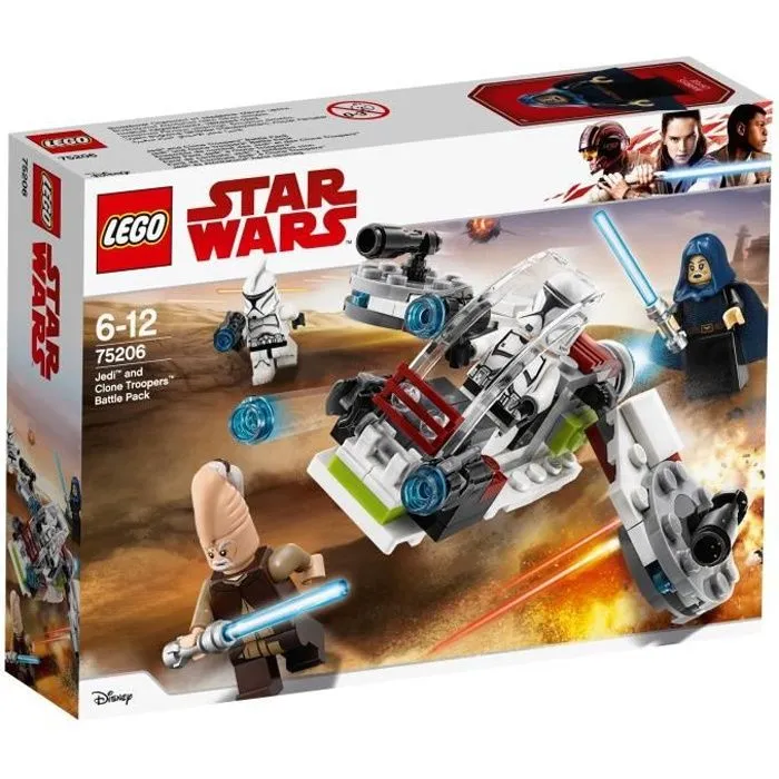 LEGO® Star Wars™ 75206 Pack De Combat Des Jedi Et Des Clone Troopers-0