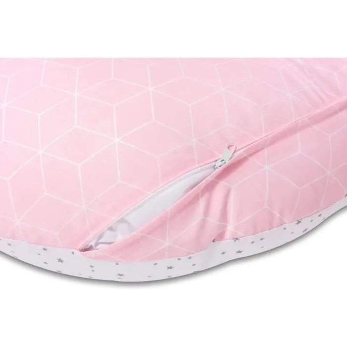 Bellochi Coussin D'allaitement Jumeaux avec Housse Coussin Allaitement - 100% Coton - Aurora-2