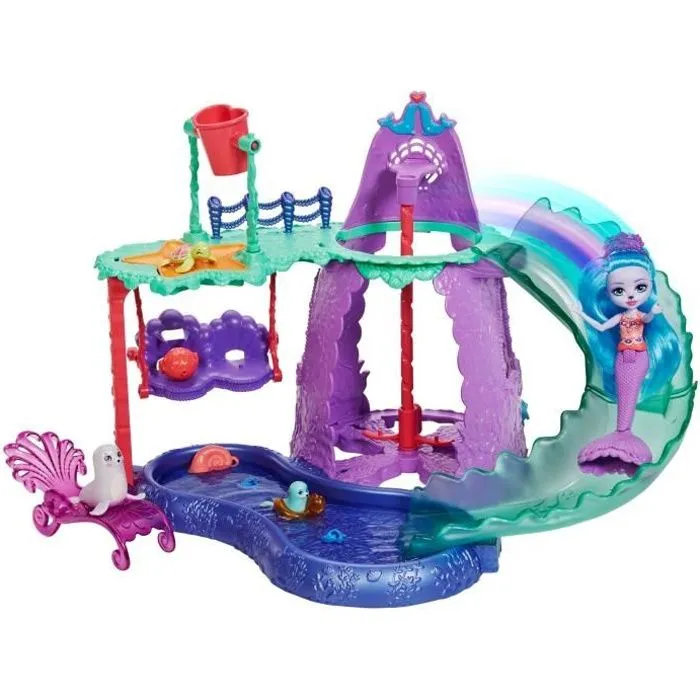 Enchantimals - Parc aquatique des Sirènes - Accessoire Mini-poupée - Dès 4 ans HCG03-0