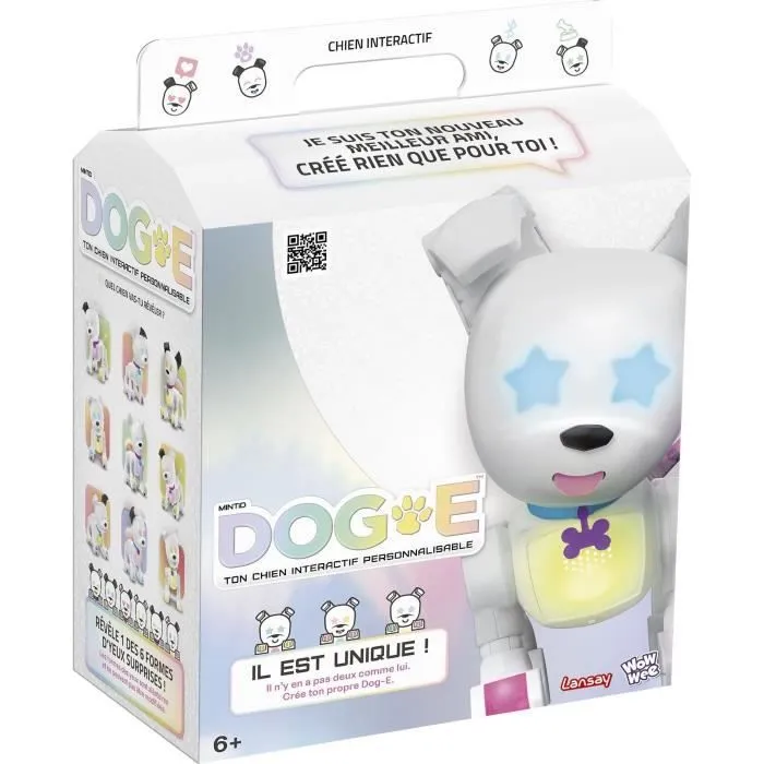 Robot chien interactif - LANSAY - DOG-E - Blanc - Pour enfant à partir de 6 ans - Batterie-2