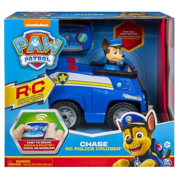 Véhicule radiocommandé Chase - PAW PATROL - Technologie 2,4 Ghz - Adapté aux petites mains-3