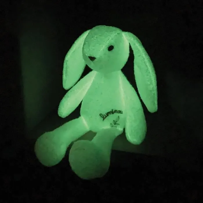 LUMINOU Peluche lumineuse lapin +/- 30 cm-2