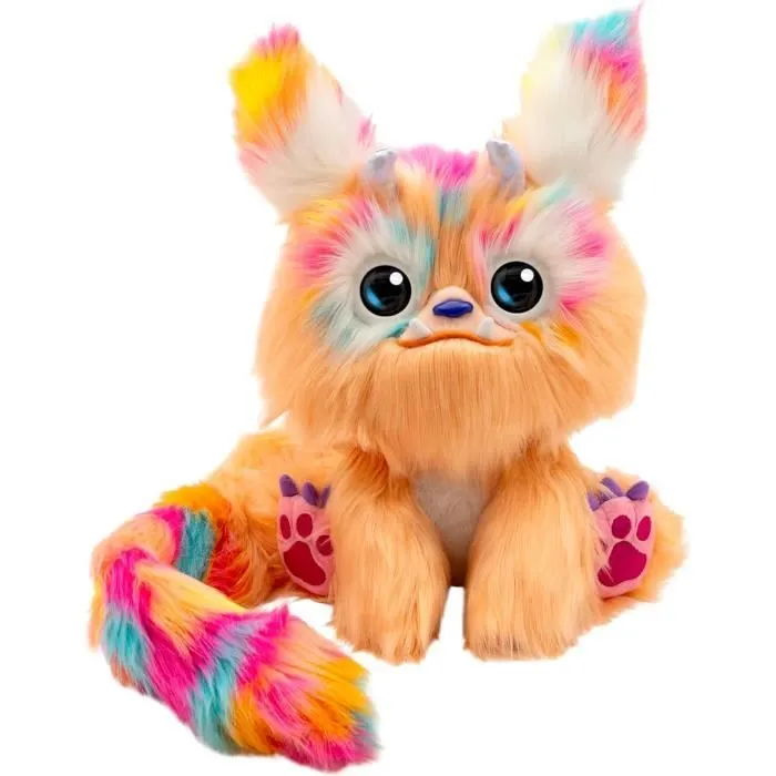 Peluche Interactive Furlings Cleo avec Plus de 80 Réactions - Orange-0