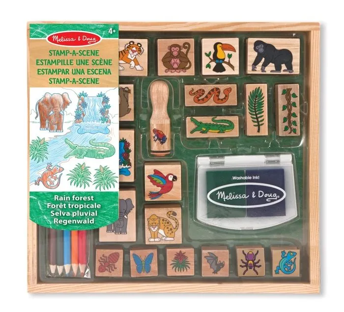 Melissa & Doug - Tampons encreurs Forêt Tropicale-1