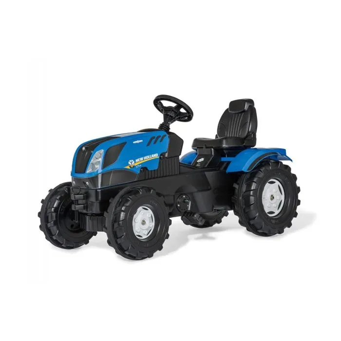 Tracteur à pédales Rolly Toys - RollyFarmtrac New Holland - Bleu - Pour enfant à partir de 8 ans-0