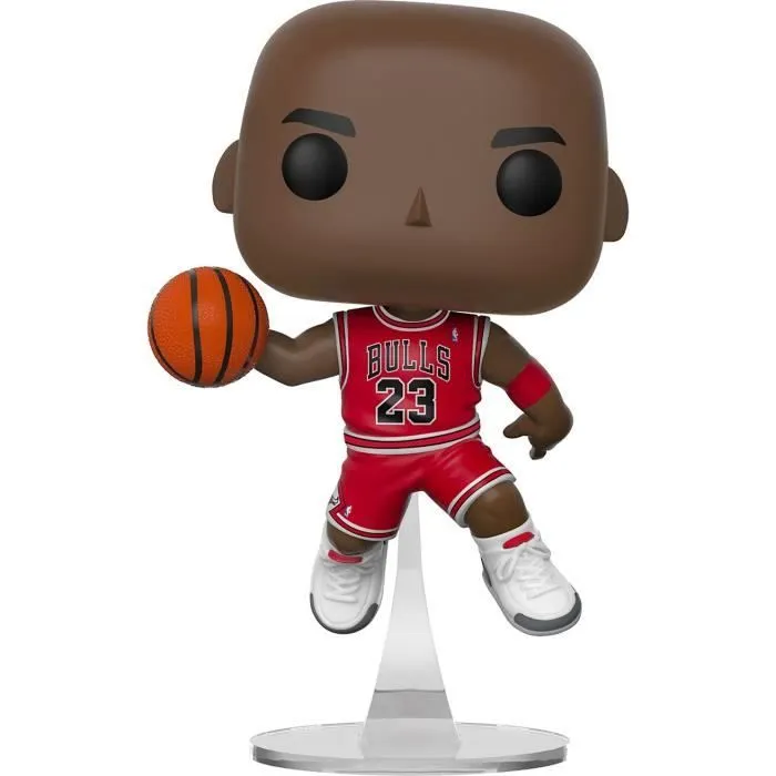 Figurine Funko Pop! NBA: Bulls - Michael Jordan - 9 cm - Noir - Mixte - NBA - Figurine - Pop !-1