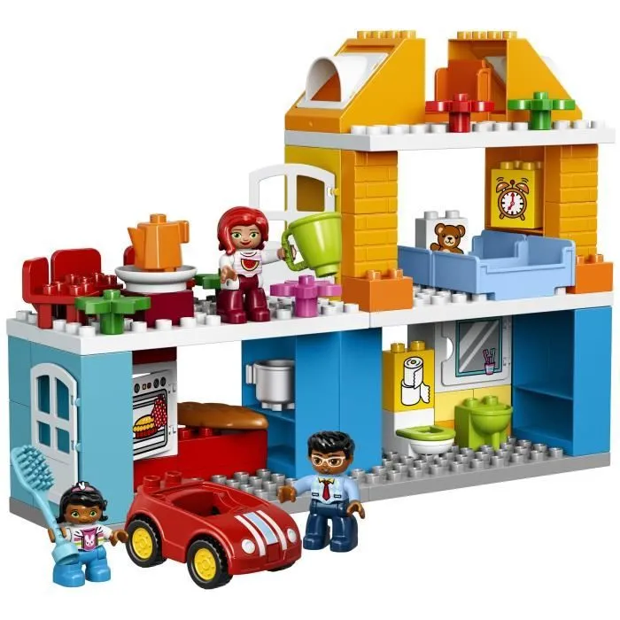 LEGO® DUPLO® - La Maison de Famille - Ville - 69 pièces - Mixte - A partir de 2 ans-1