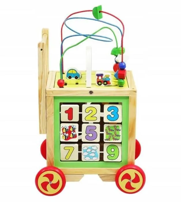 Kruzzel - Jouet à pousser - Trotteur - Chariot de Marche Multi-Activités - A partir de 12 mois-1
