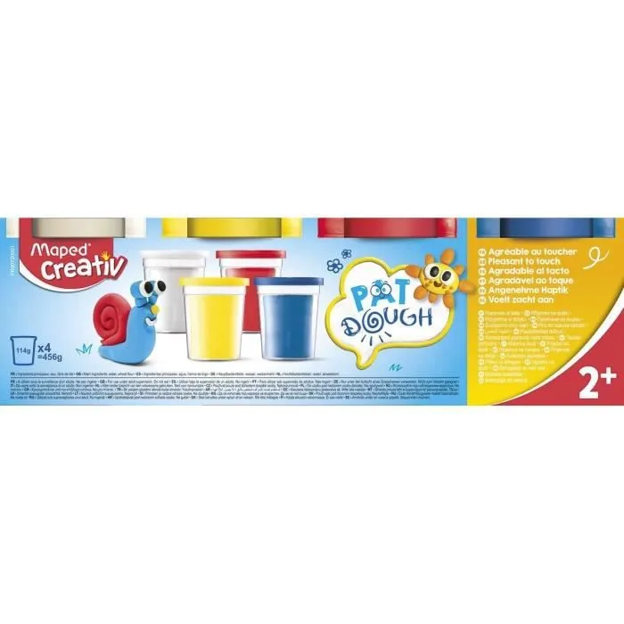 Set de pâte à modeler Mon premier - MAPED - x4 - Pour enfants à partir de 2 ans-2