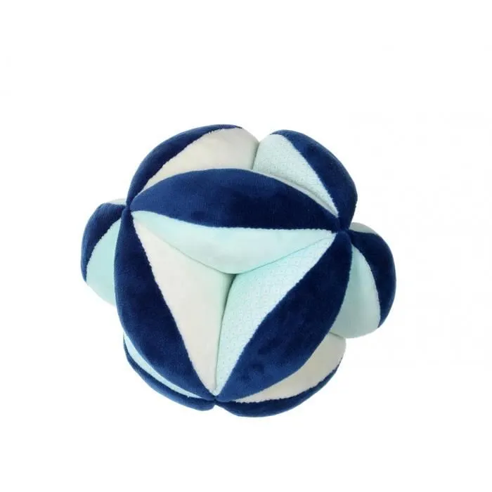 Gipsy Toys - Balle sensorielle en peluche - bleu et blanc-0