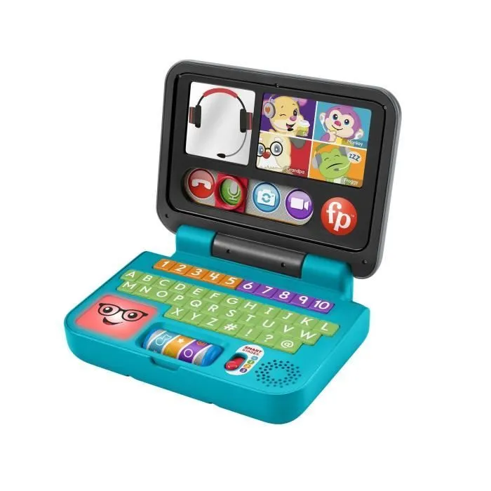 Jouet - FISHER PRICE - Rires et Éveil Laptop - Multicolore - Sonore - Fonction vocale-0