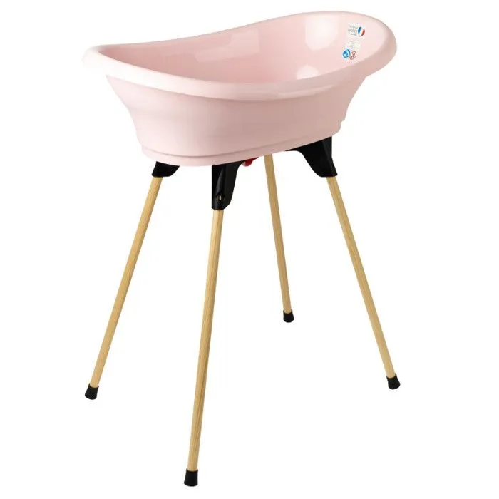 Pack baignoire THERMOBABY VASCO 5 en 1 Rose poudre - Fabriqué en France-8