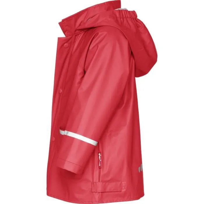 Imperméable bébé - Playshoes - Veste de pluie - Rouge - Capuche amovible - Léger et confortable-3