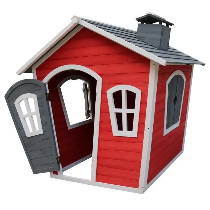 Maisonnette / Cabane de Jeu - AXI - Olaf - Bois de cèdre FSC - 114x120x129 cm - Pour enfants à partir de 18 mois-1