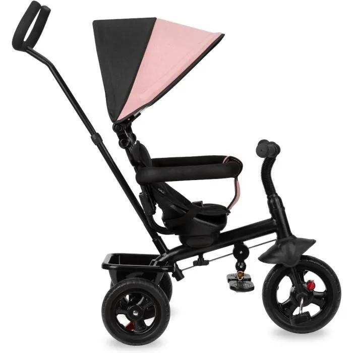 MoMi IRIS - 5en1 - Tricycle Evolutif Bebe - Draisienne Pour Enfants - jusqu'à 5 ans - Rose-3