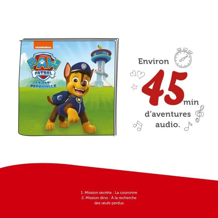 tonies® - Figurine Tonie - La Pat' Patrouille - Chase - Figurine Audio pour Toniebox-0