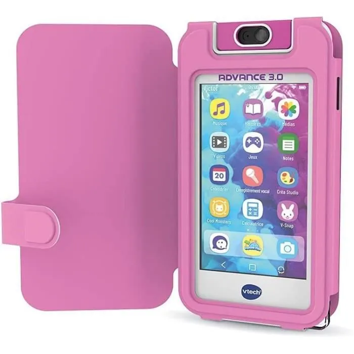 Etui de Protection Rose pour KidiCom Max 3.0 / Advance 3.0 - VTECH-1