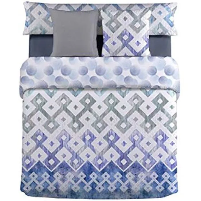 Pierre Cardin Housse de Couette pour lit de 90 cm Bleu-0