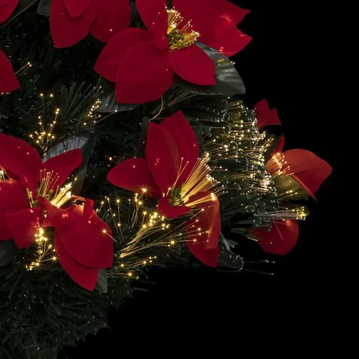 Sapin fibre optique intérieur "Riga" 34 fibres H90cm + transfo Feeric lights & christmas-0