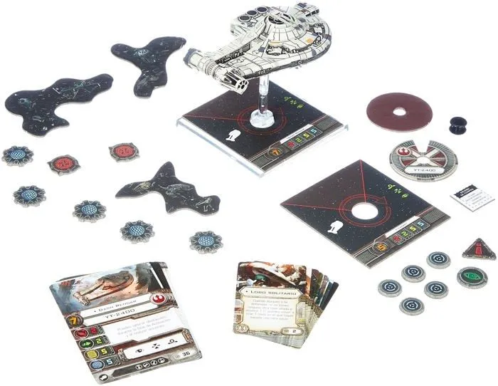 Vaisseau spatial miniature Star wars - SWX23 - EDGE JUEGOS X Wing CARGUERO YT 2400-2