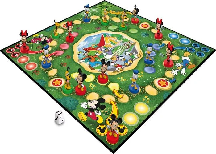 Jeu de societe - jeu de plateau - 22501060 - Disney Mickey Mouse - Friends - Wer hat die 6-1