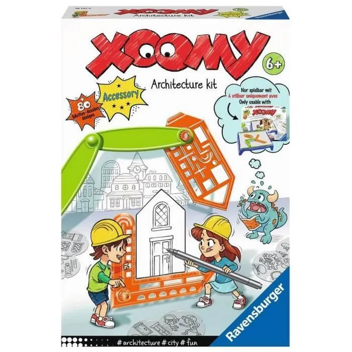 Accessoire Xoomy - Ravensburger - Kit Architecture - Mixte - Blanc - A partir de 6 ans-0