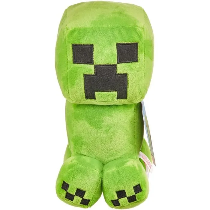 Peluche - Minecraft - HBN40 - Personnage Creeper - 20 cm - Vert - Mixte-0