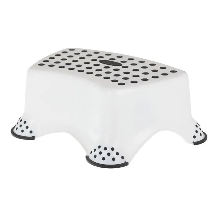 Mill'o bébé - Marche-pieds 1 marche ergonomique, antidérapante, apprentissage de la propreté / salle de bain / chambre - Panda-1
