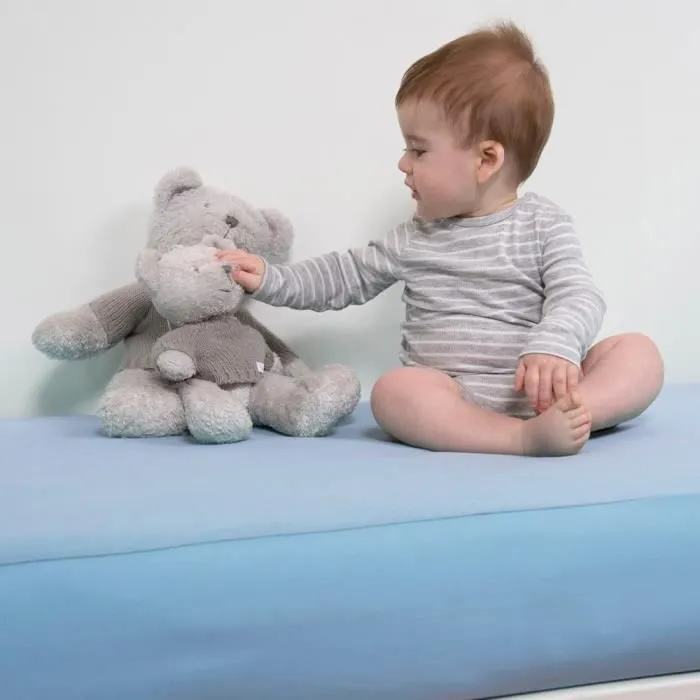 MINEA | Alèse B-SENSIBLE Baby Bleu ciel 70x140 cm | Impermeable & Anti-acariens-1