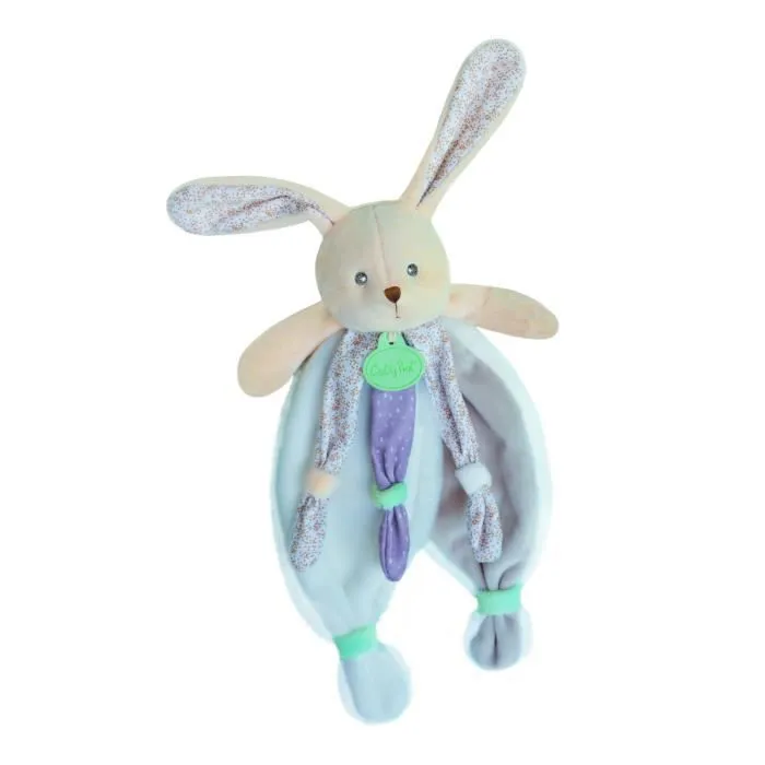 BABY NAT' Poupi et poussières d'étoiles - Doudou lapin POUPI "nature" 29 cm-0