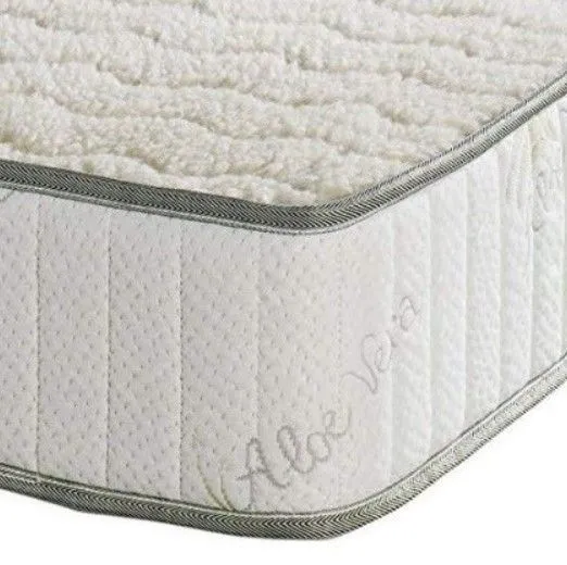 Literie -Lot de 2 Matelas Supreme Orthopediques 80x190 x 22 cm - Ferme - Face Hiver 3,5 cm de Memoire de Forme 70 kg-m3 + Laine Meri-2
