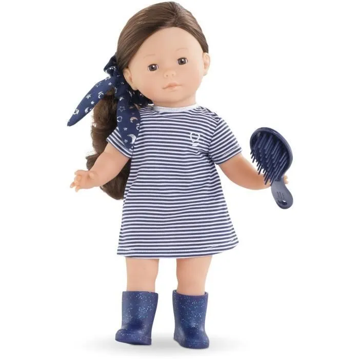 Coffret Robe Rayée et Accessoires pour poupée Ma Corolle - COROLLE - dès 4 ans - Bleu