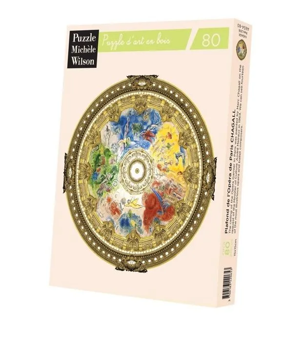 Puzzle Michèle Wilson - Plafond de l'Opéra de Paris de Chagall - WILSON JEUX-1