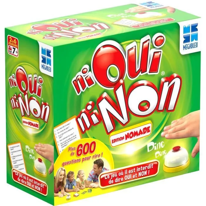 Ni Oui Ni Non - Le jeu version voyage - MEGABLEU-0