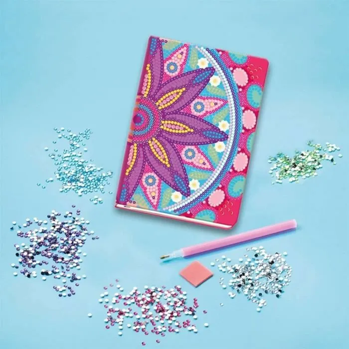 Kit de décoration agenda - TOTUM - Fleur mandala - Multicolore - 19x24x5 cm-1