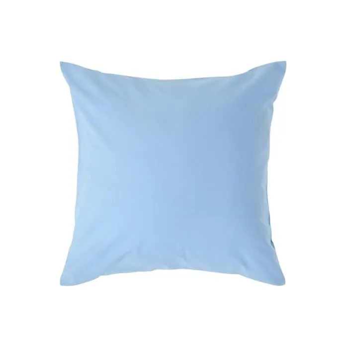 Taie d'oreiller - Homescapes - 40 x 40 cm - 100% Coton égyptien - 200 fils - Bleu-0